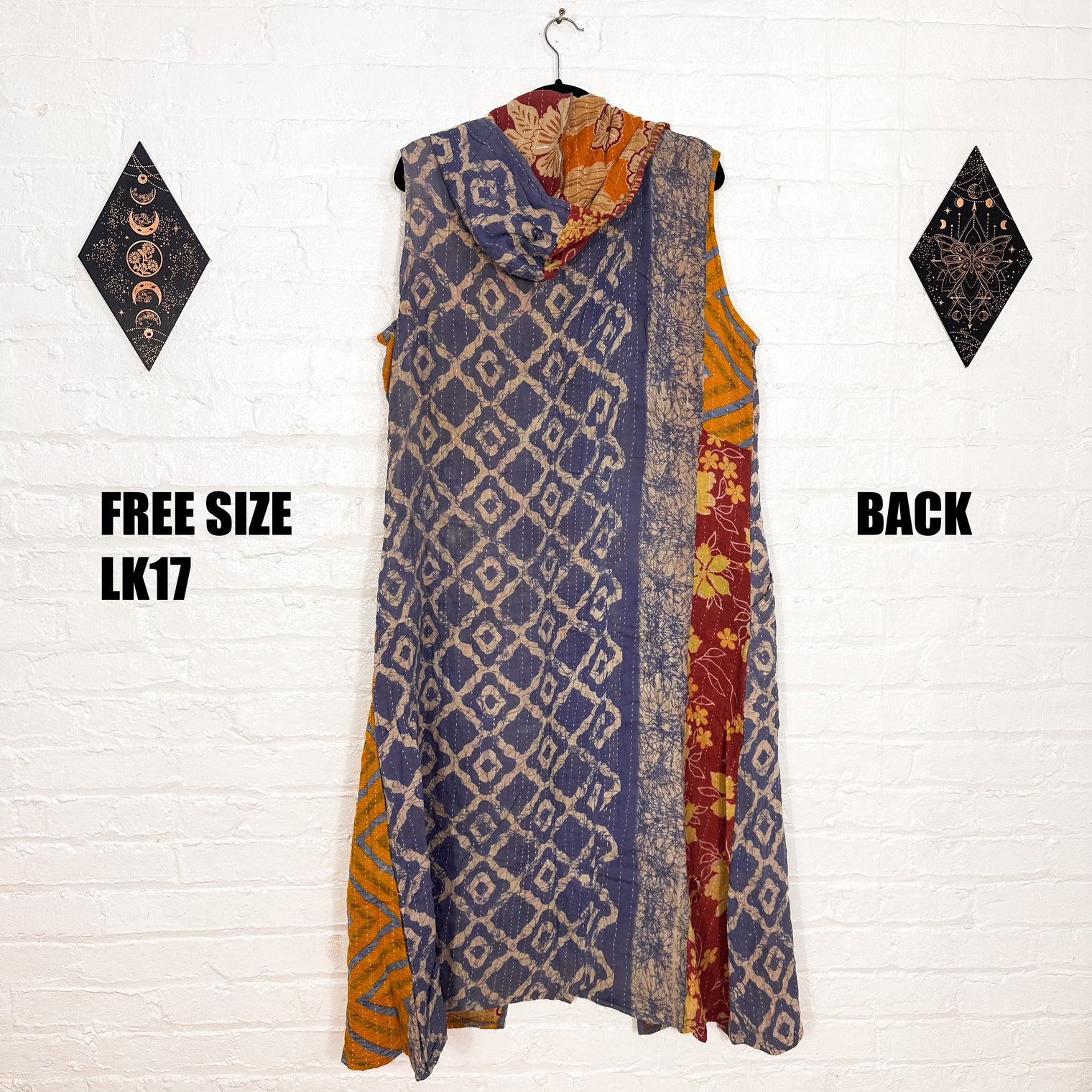 Bohemian Kantha Open Half Duster