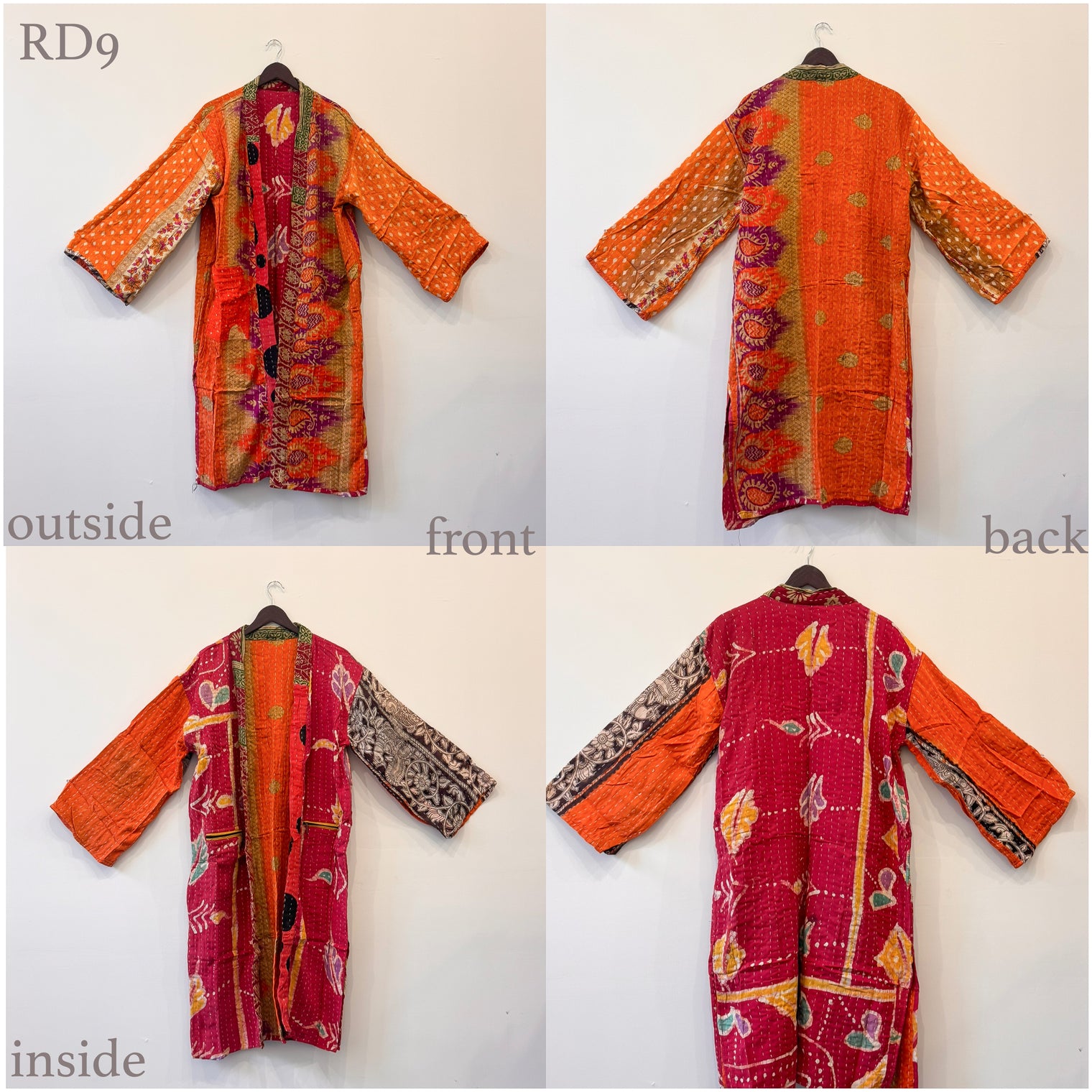 Kantha Reversible Long Jacket