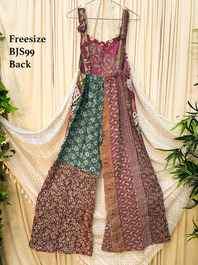 Kantha Boho Wide Leg Jumpsuit