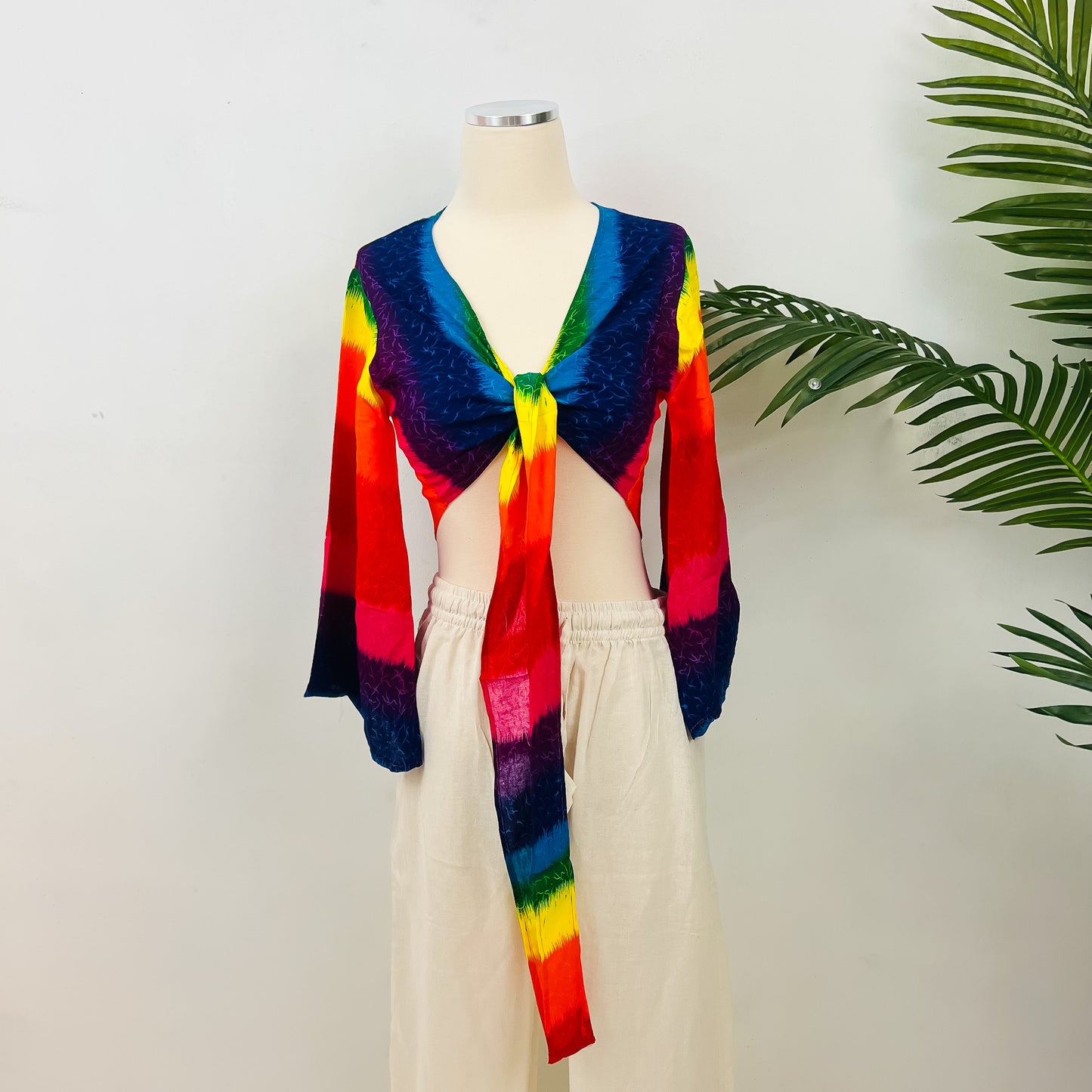 Bright Pride Colorful Pant and Bell Sleeve Top Set