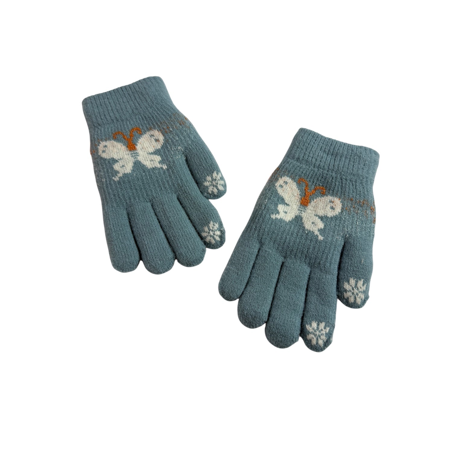 Kids Butterfly Winter Gloves