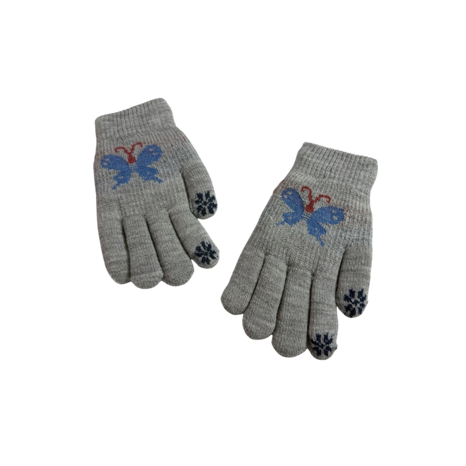 Kids Butterfly Winter Gloves