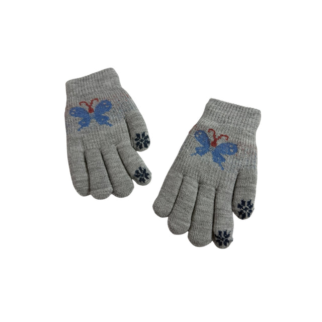 Kids Butterfly Winter Gloves