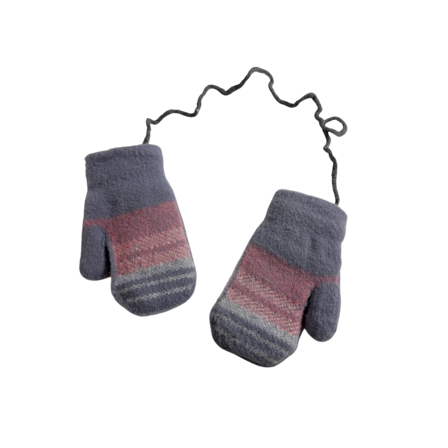 Baby Shark Kids Fleece Lined Mittens with String