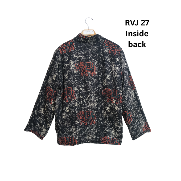 Reversible Velvet Embroidery Jacket