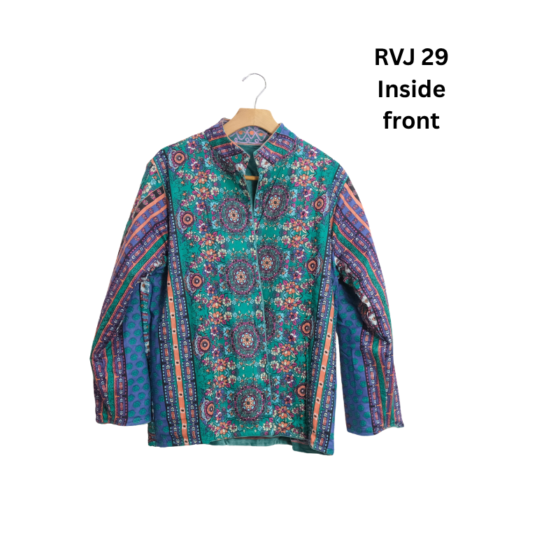 Reversible Velvet Embroidery Jacket