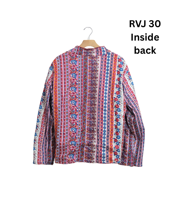 Reversible Velvet Embroidery Jacket
