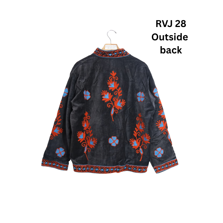 One of a Kind Velvet Embroidery Jacket