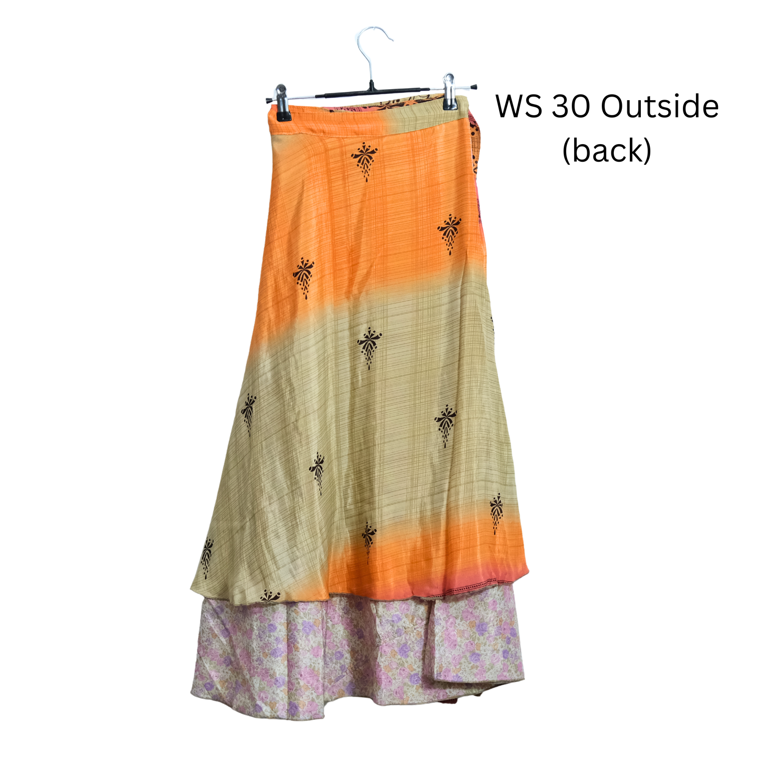 Flowy Reversible Wrap Skirt