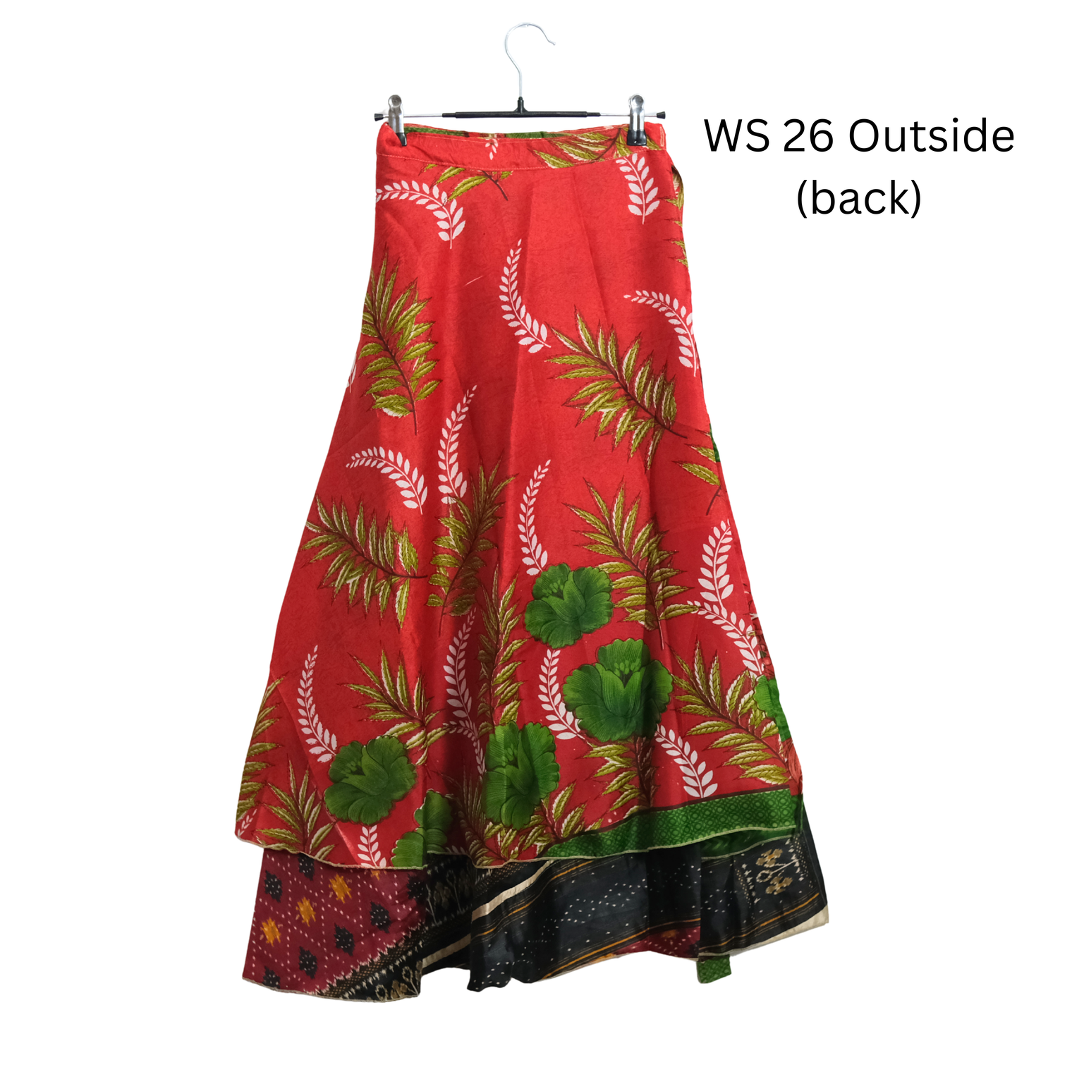 Reversible Wrap Flowy Skirt