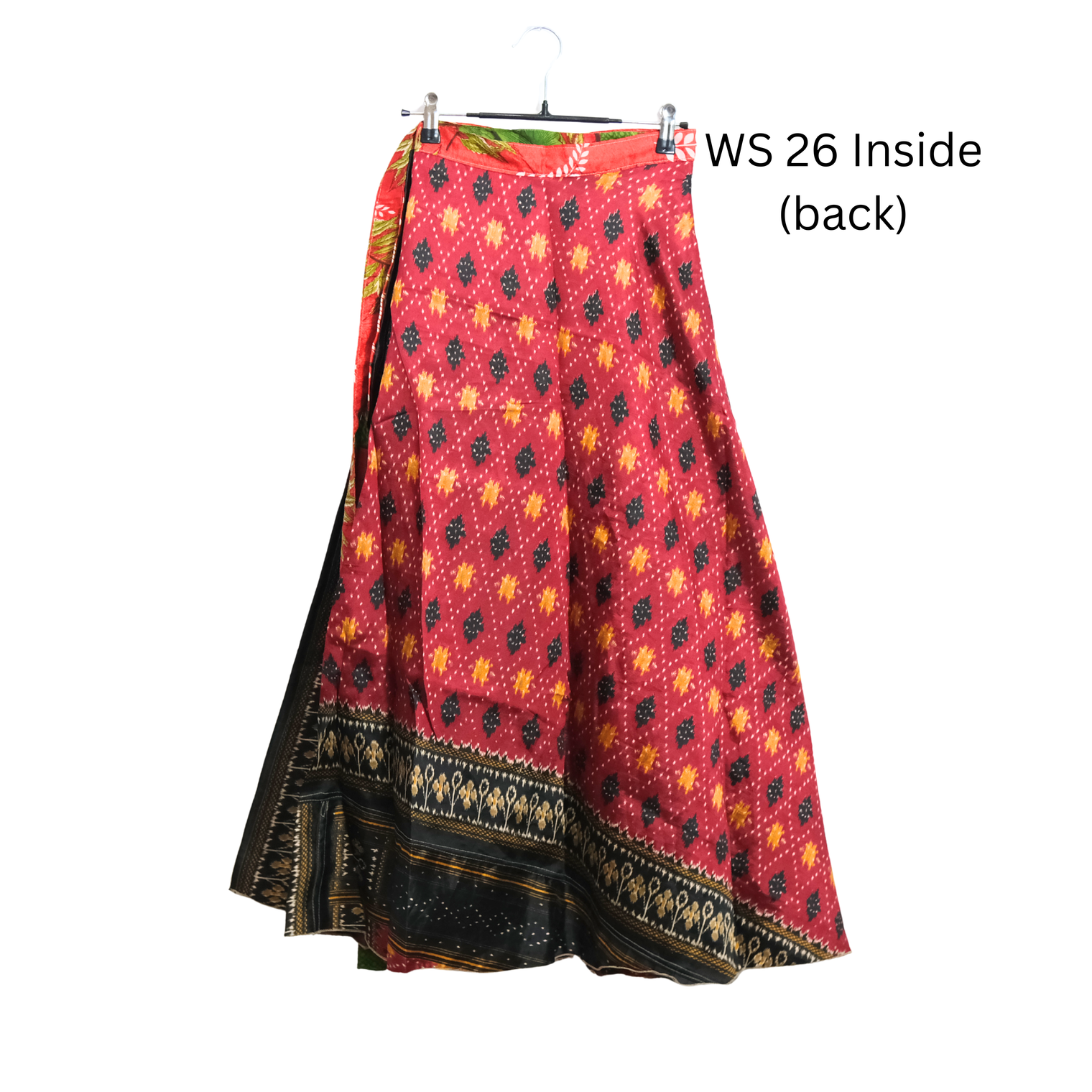 Reversible Wrap Flowy Skirt