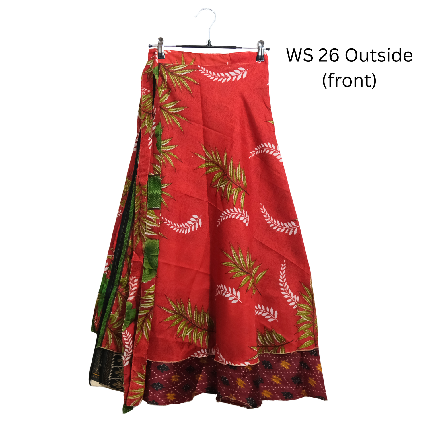Reversible Wrap Flowy Skirt