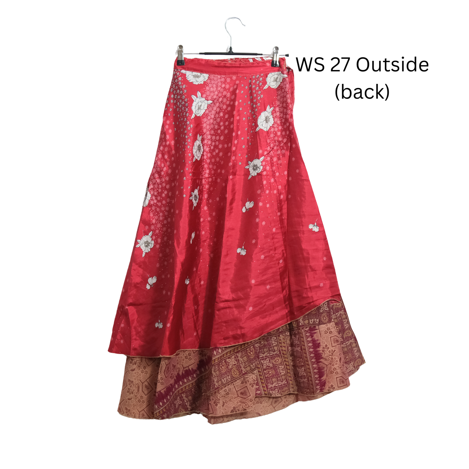 Reversible Wrap Flowy Skirt