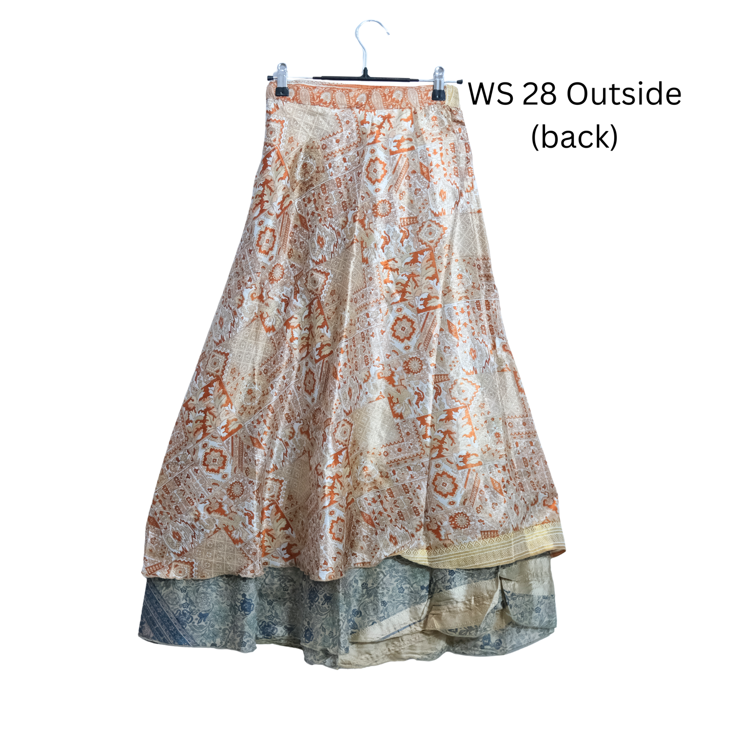 Reversible Wrap Flowy Skirt