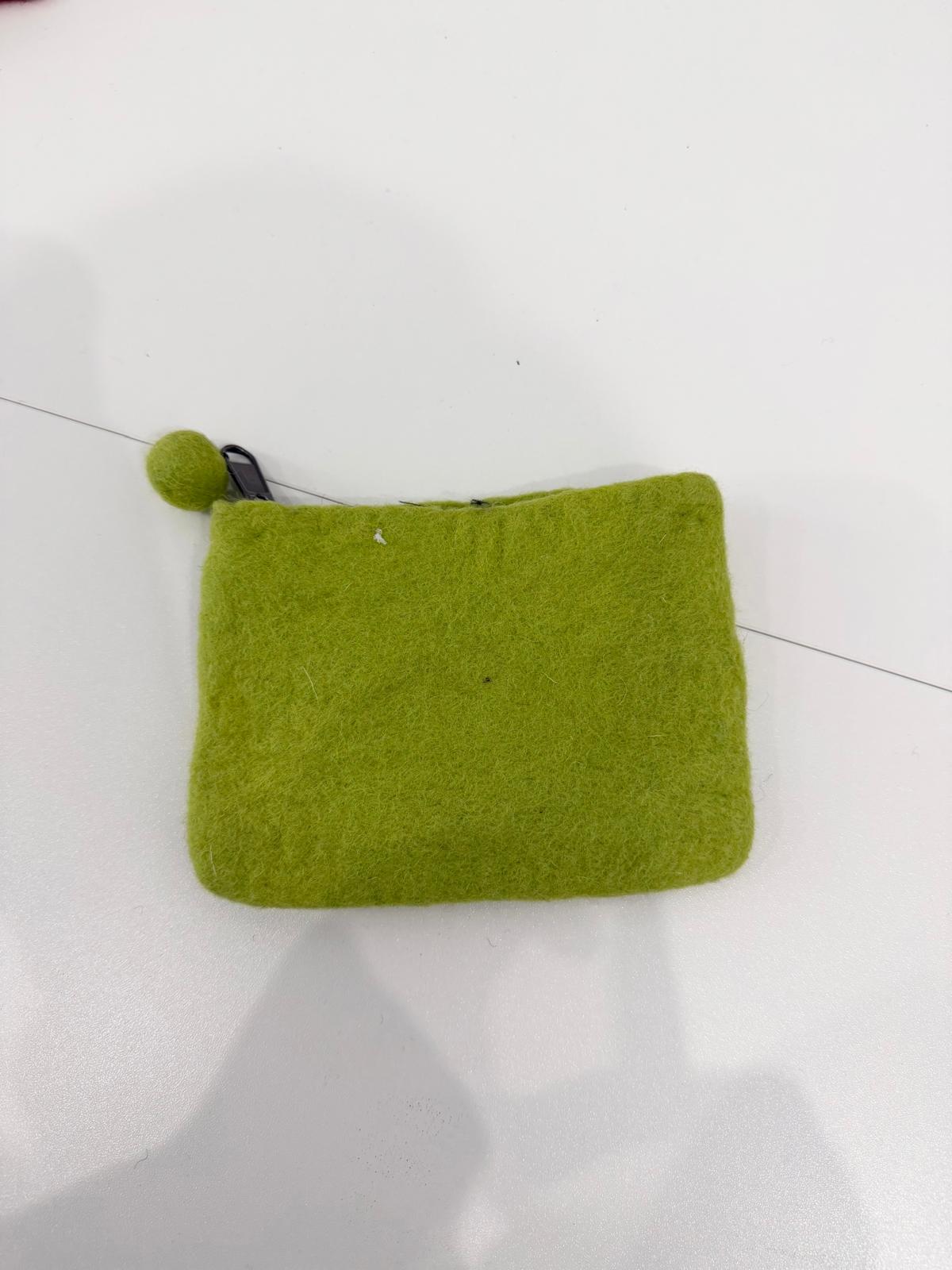 Handmade Felted NYC Metrocard Purse