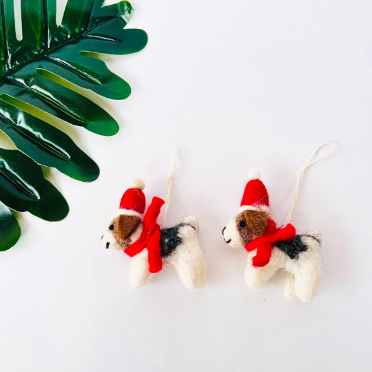 Felt Dog Ornaments