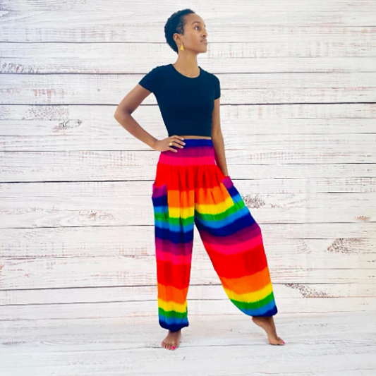 Pride Harem Rainbow Unisex Pants