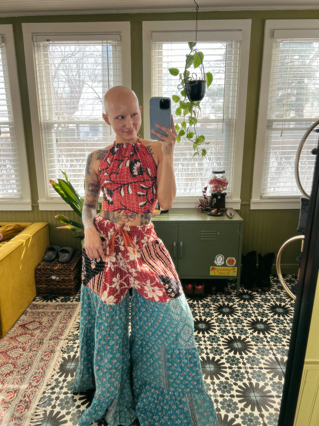 Kantha Reversible Palazzo Pants