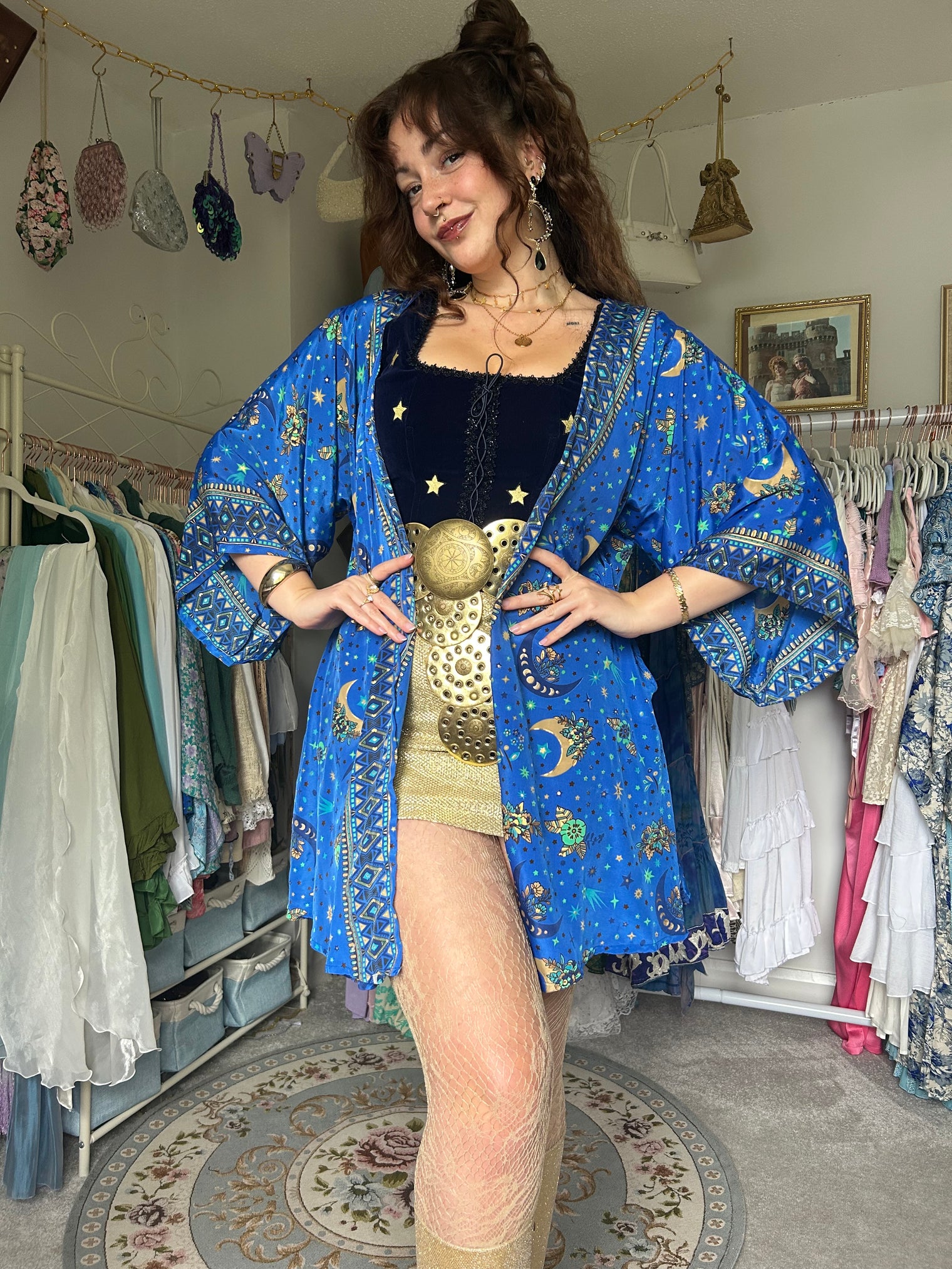 Celestial Short Boho Kimono