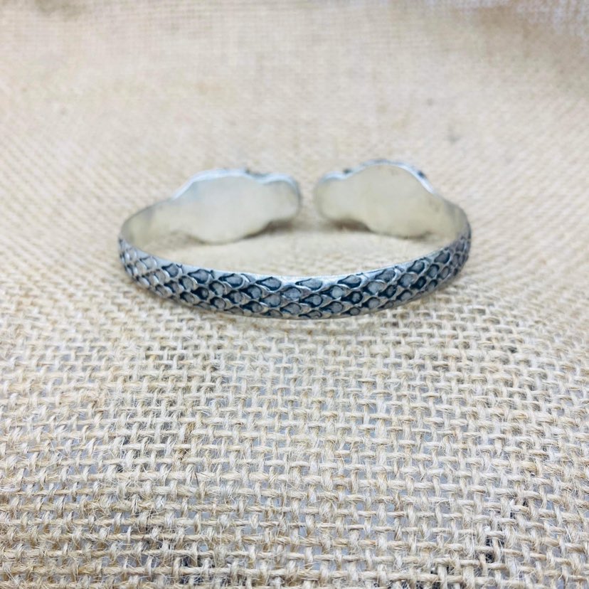 Bohemian Dragon Design Bracelet, Dragon Cuffs, Turquoise Bracelet, Handmade Jewelry, Gift for Her, Statement Jewelry, Gypsy Bangles