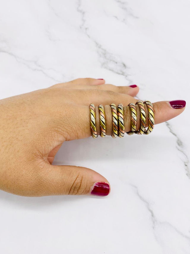 Copper Stackable Ring, Adjustable Ring, Handmade Jewelry, Unisex Ring, Statement Ring