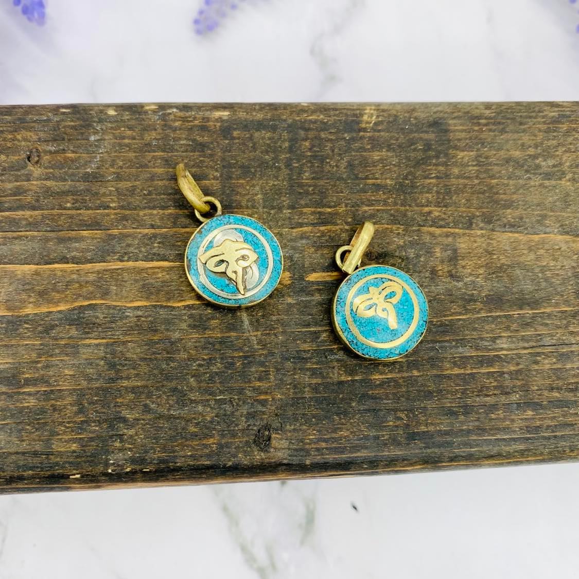 Buddha Eye Pendant, Symbol of Peace, Buddha Charm, Handmade Buddhist Pendant, Buddhist Amulet, Talisman, Protection Charms