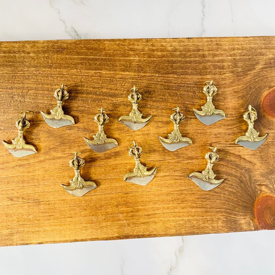 Tibetan Phurba Pendant from Nepal, Handmade Meditation Jewelry, Dorje Phurba Charm for Jewelry, Buddhist Vajra Charms, Tibetan Charms