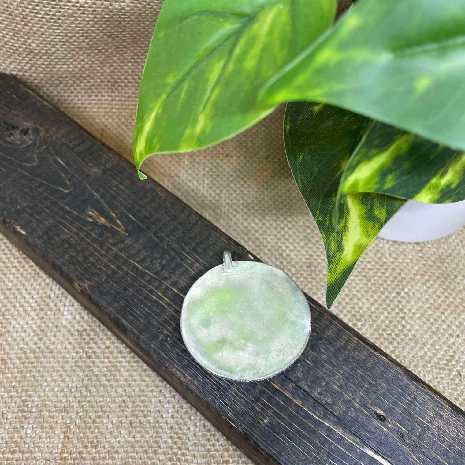 Handmade Ethnic Pendant, Om Charms, Tibetan Aum Pendant, Eye of Buddha Jewelry, Gypsy Style, Round Om Jewelry, Men/Women Yoga Jewelry