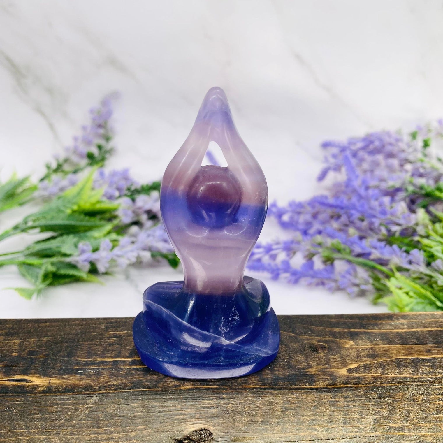 Mother Earth Crystal Statue, Gaia, 3 inches Mother Earth Altar Carvings, Mother Nature, Rose Quartz, Fluorite, Aventurine Gaia,Gift for Her