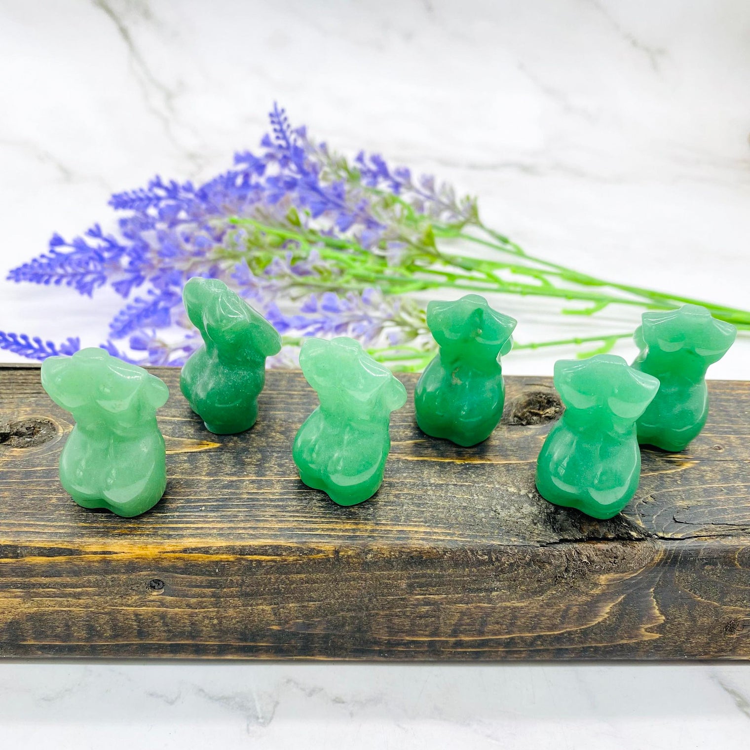 Green Aventurine Female Body Crystal, 1.5 Inches Female Body Torso Carvings, Crystal Decor, Healing Crystal, Unique Crystal Gift