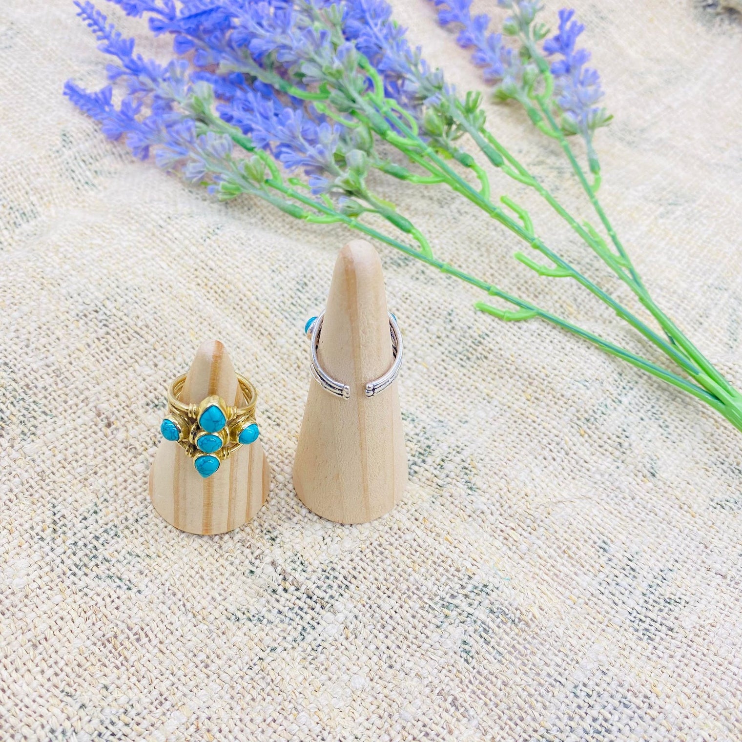 Vintage Bohemian Rings, Natural Crystal Rings, Handmade Jewelry, Adjustable Rings, Sterling Silver Rings, Gold Filed Rings, Gift For Her