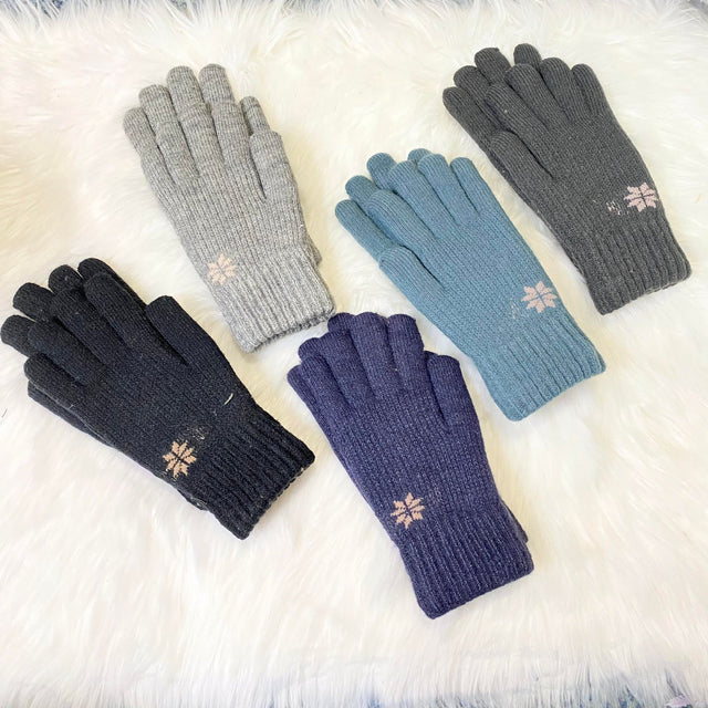 Thick Insulated Hand Knit Winter Unisex Gloves