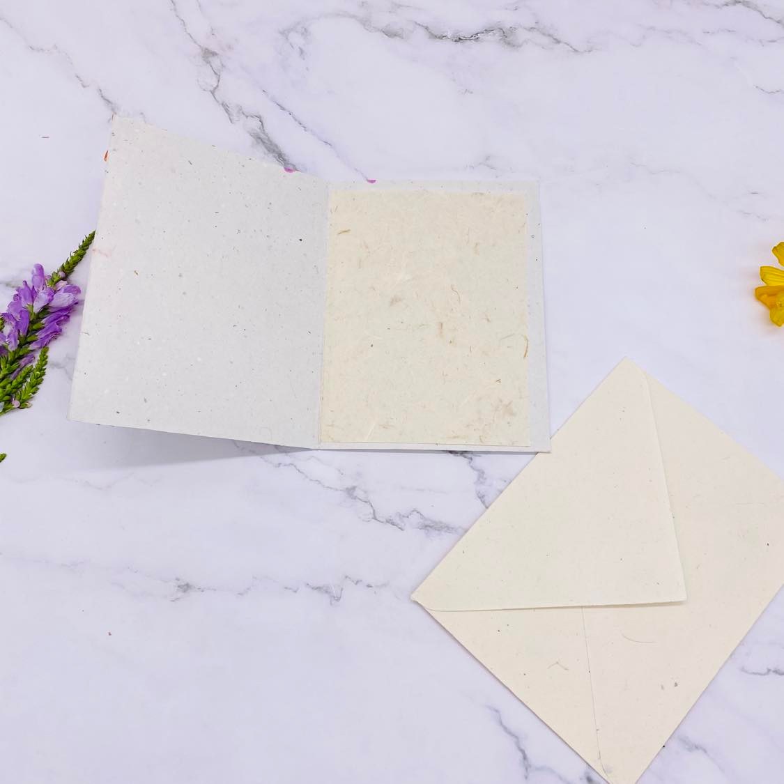 Lokta Paper Greeting Card, Handmade Note Card, Ecofriendly Greeting Card, Set of 6 Card with Envelopes, Unique Fish Note Card, Stationary Gift
