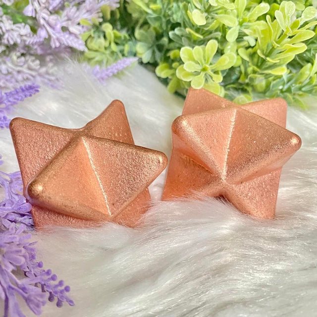 Solid Copper into 8 Point Star Polished