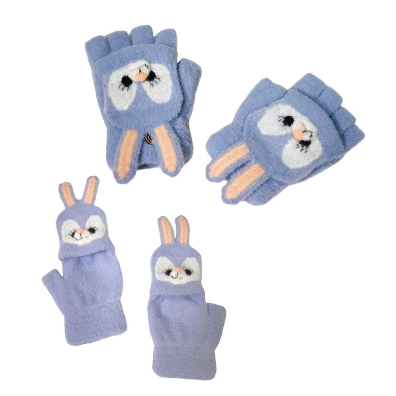 Kids Winter Half Fingerless Gloves/Mittens