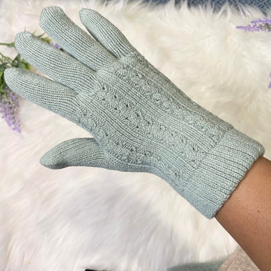 Knitted Winter Warm Women Teen Gloves/Mittens
