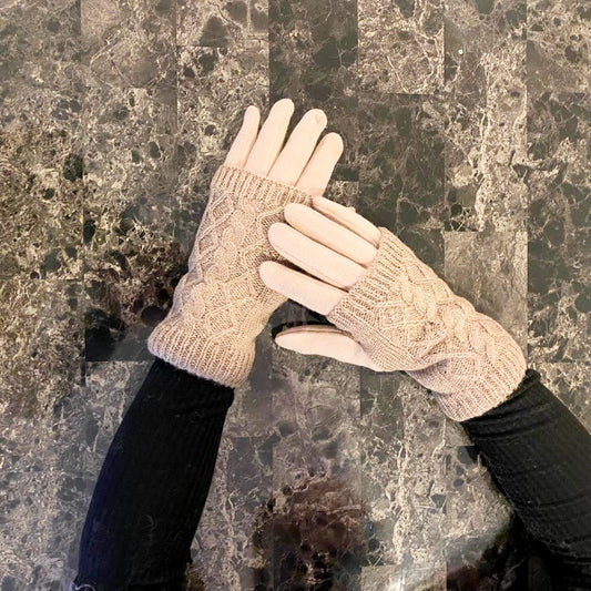 Fleece Lining Two Piece Gloves/ Handwarmers