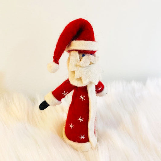 Felt Santa Handmade Tree Topper