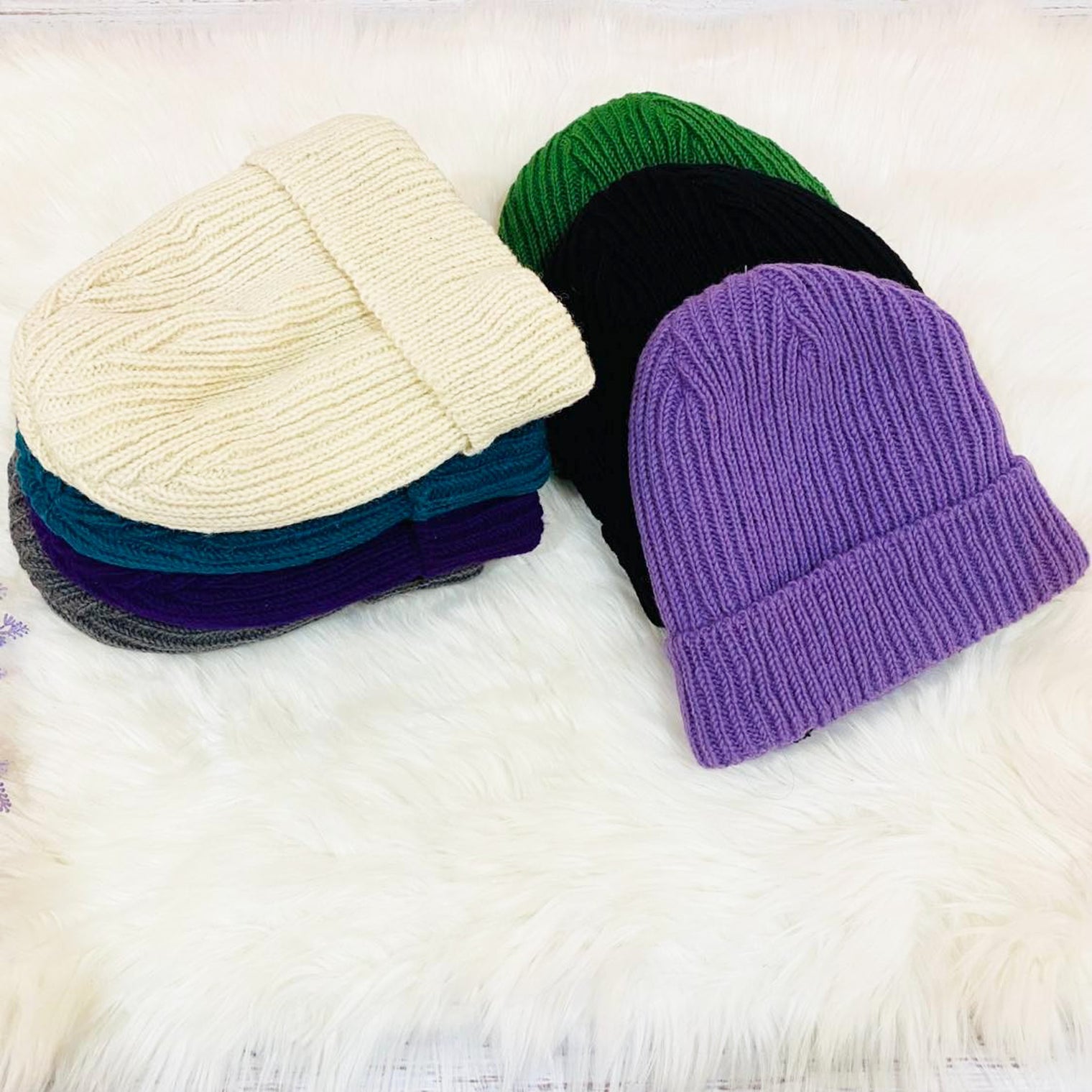 Unisex Hand Knit Wool Beanie