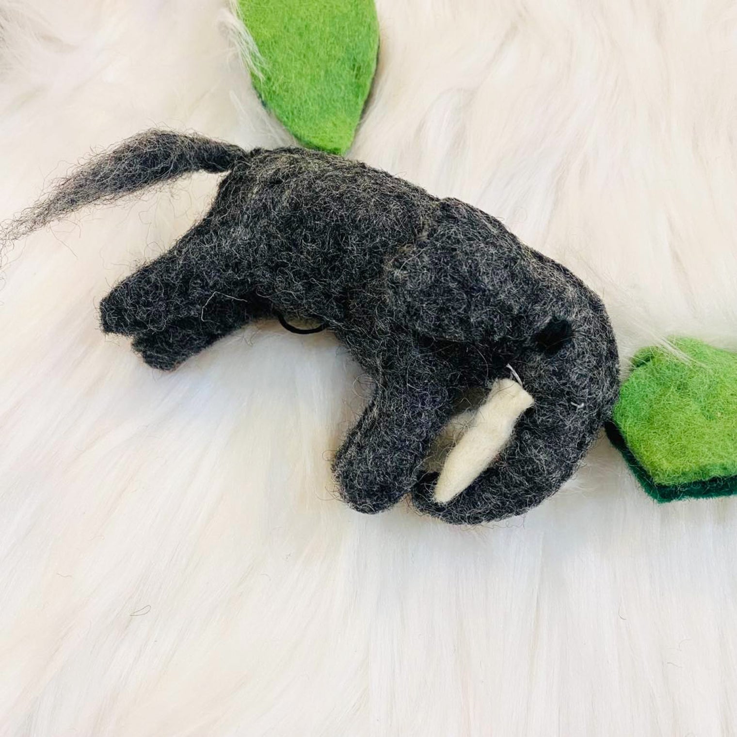 Felted Animal Jungle Hanging with Bells