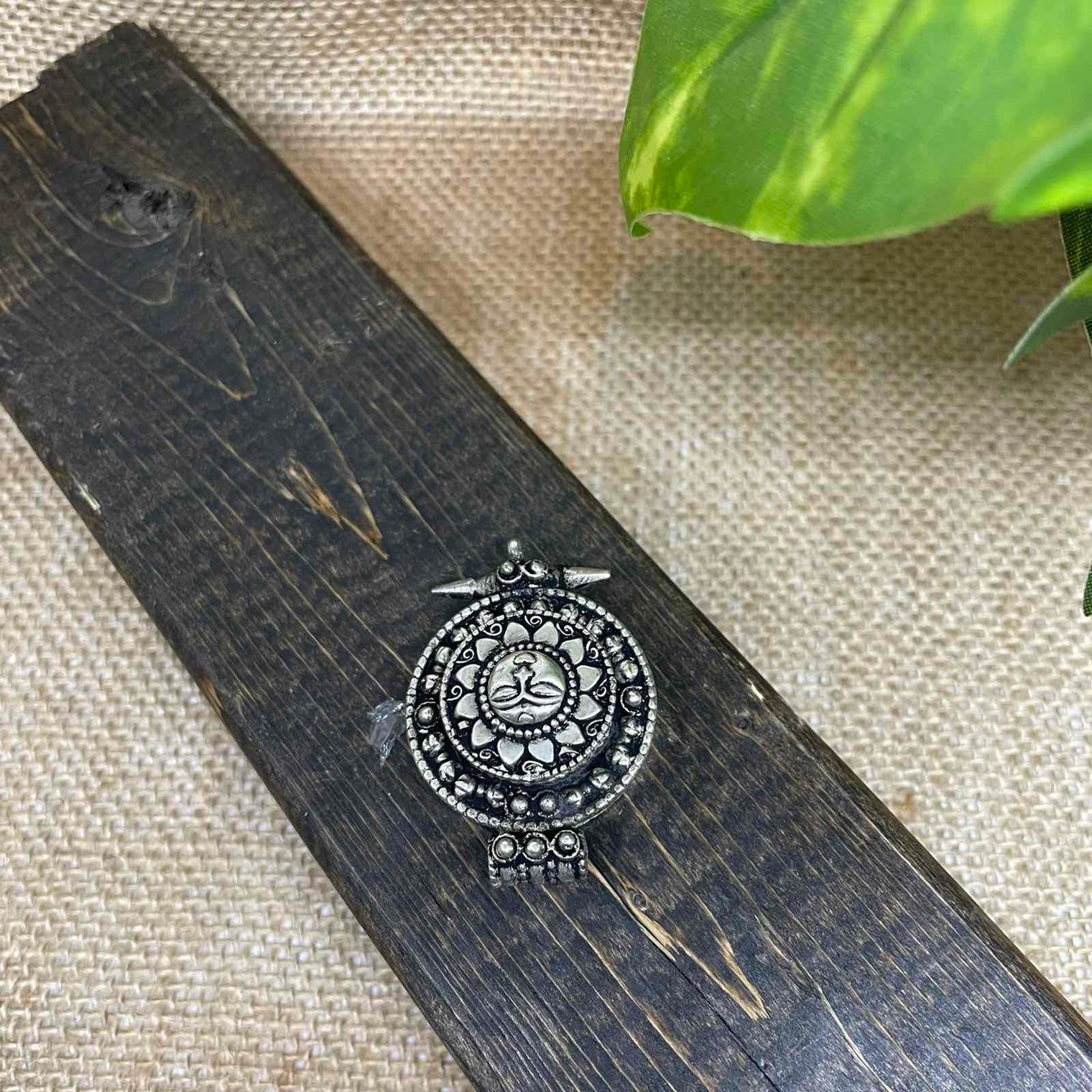 Ethnic Sun Pendant, Handmade Jewelry, Boho Style Neck Piece, Gypsy Pendant, Yoga Necklace, Gift for Him and Her, Unisex Men Pendant