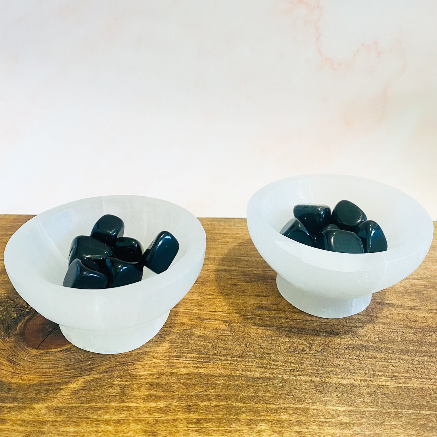 Selenite Bowl, Handmade Selenite Charging Bowl, Cleansing Bowl, Round Selenite Bowl, Charging Bowl with Base, Cleansing Crystals