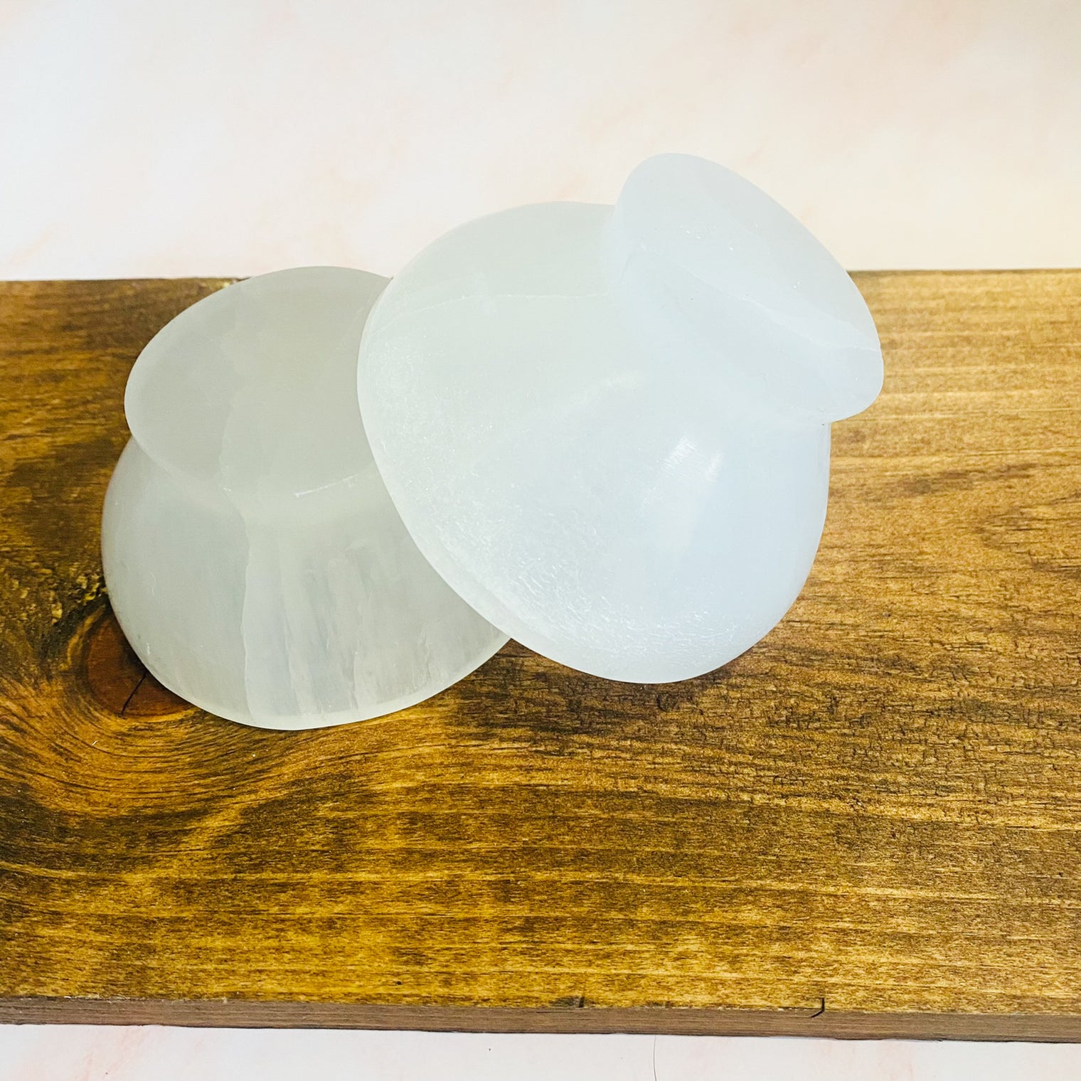 Selenite Bowl, Handmade Selenite Charging Bowl, Cleansing Bowl, Round Selenite Bowl, Charging Bowl with Base, Cleansing Crystals