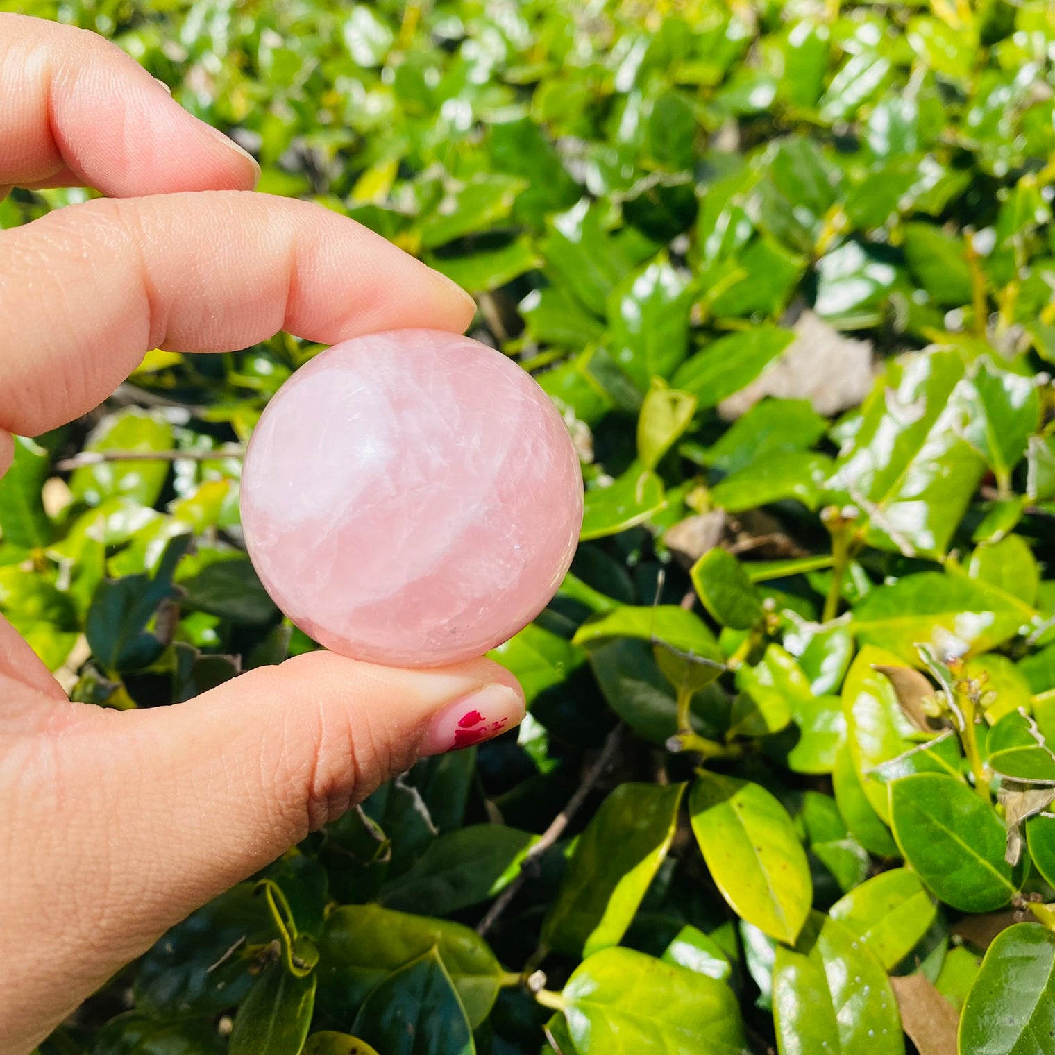 Rose Quartz Sphere, Crystal Ball, Stone for Self Love, Crystal for Friendship, Natural Rose Quartz Sphere, Stone for Love