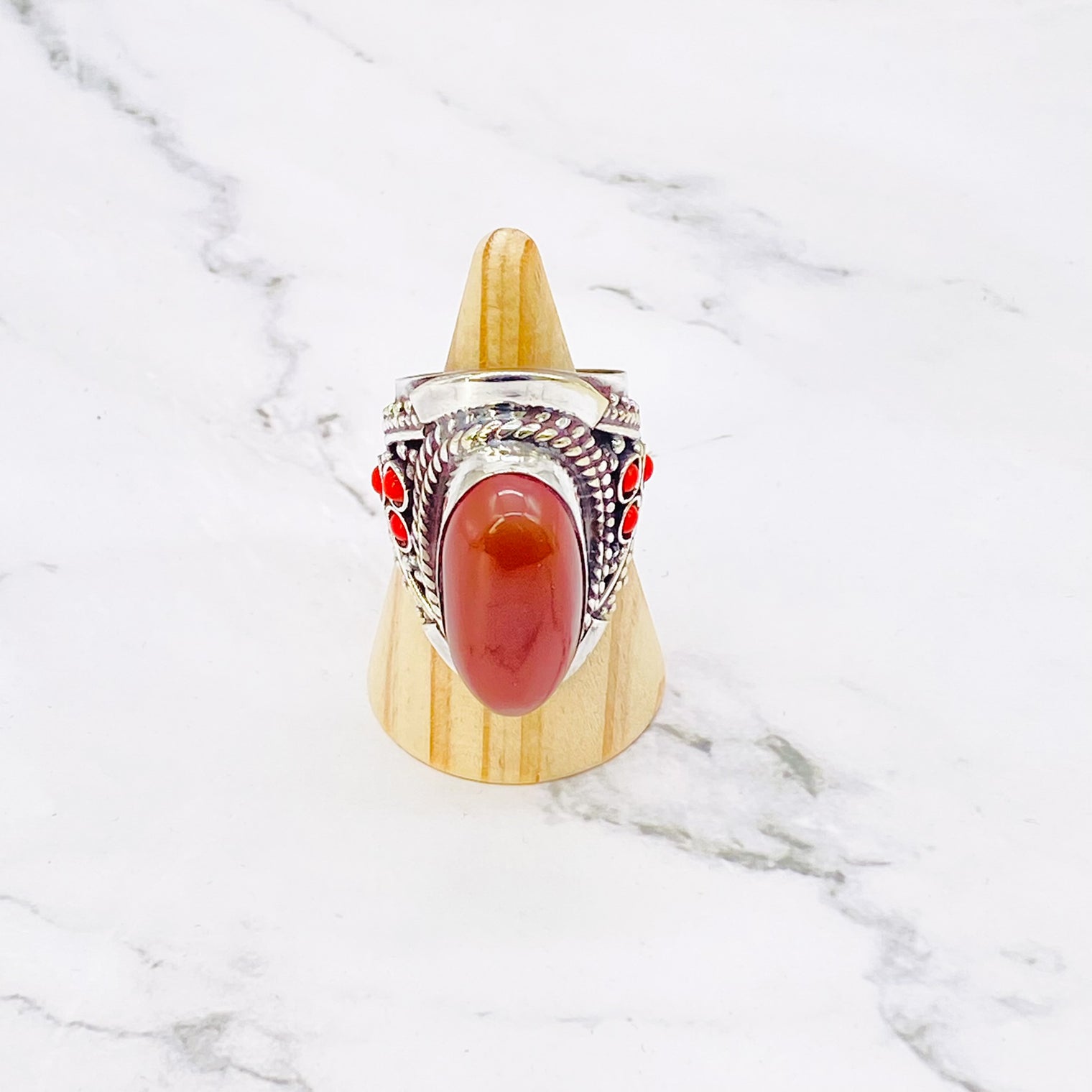 Handmade gemstone ring, statement ring, natural gemstone ring, handmade silver ring, boho hippie ring, gifts for women, silver ring