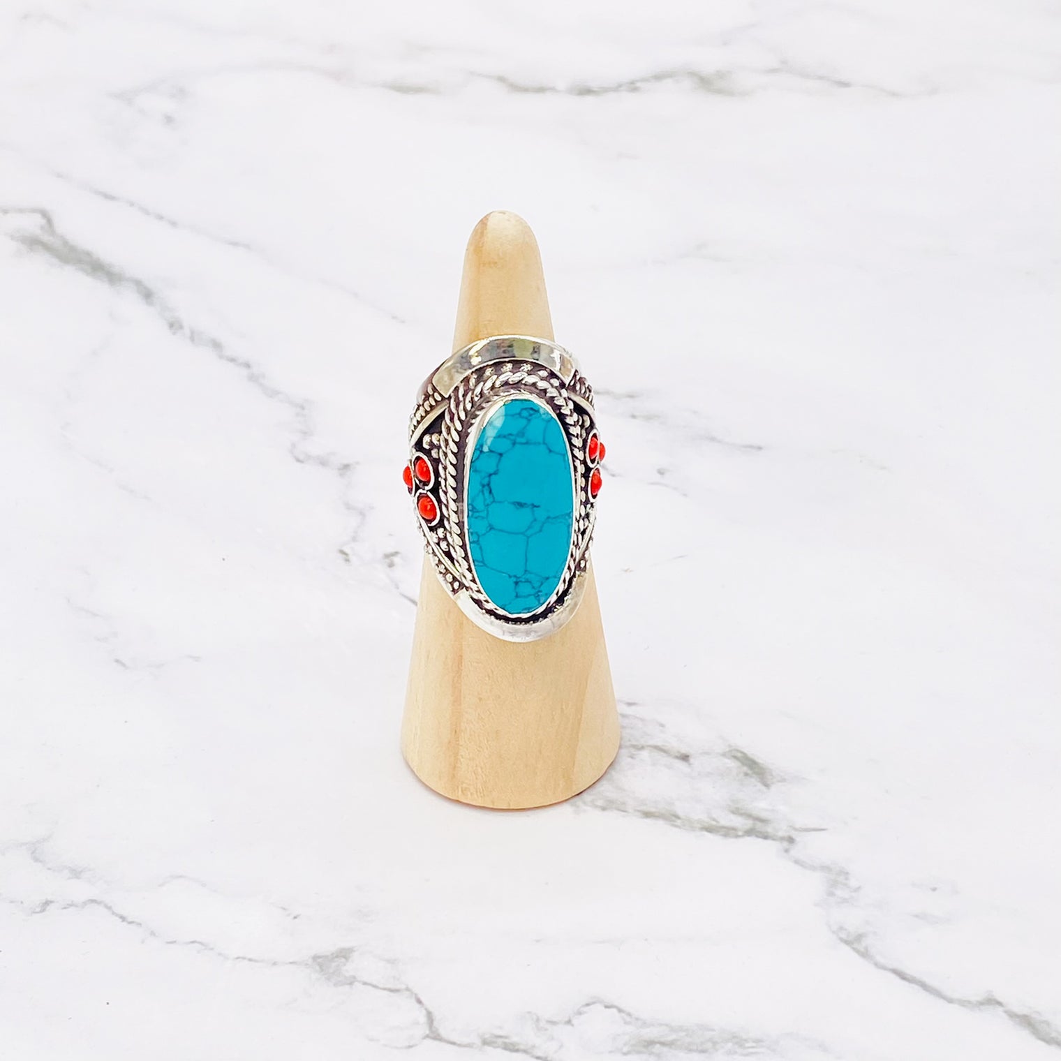 Handmade gemstone ring, statement ring, natural gemstone ring, handmade silver ring, boho hippie ring, gifts for women, silver ring