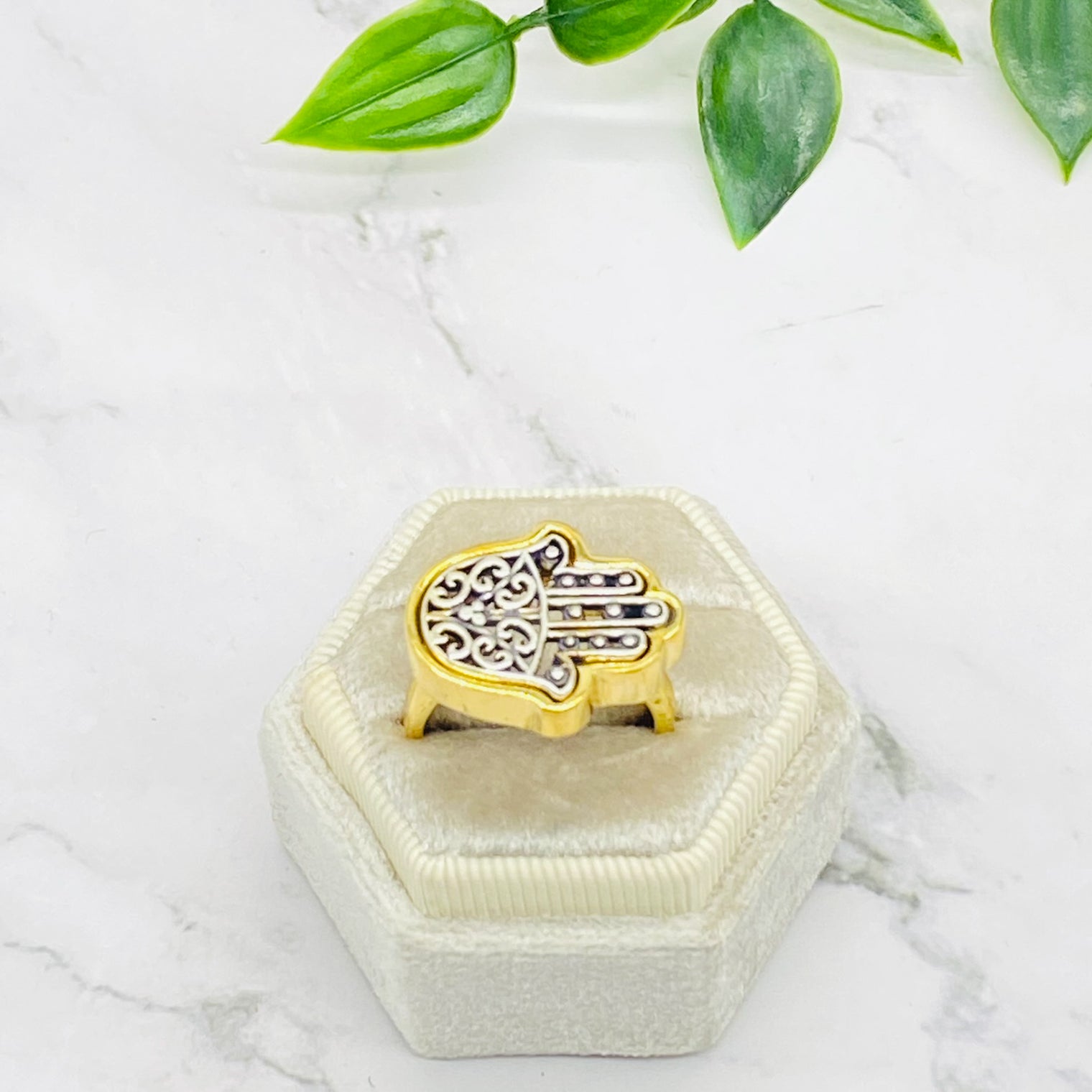 Hand of Fatima Ring, Silver and Gold Filled Hamsa Rings, Unisex Protection Rings, Gift for Him/Her, Dainty Ring, Amulet Ring, Non Tarnish