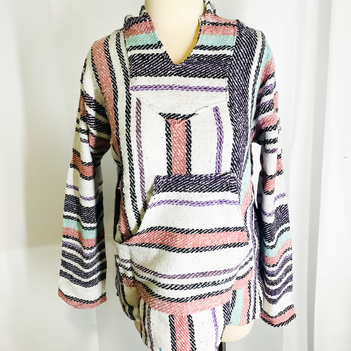 Yellow And Purple Mexican Baja Women's Zip Up Hoodie