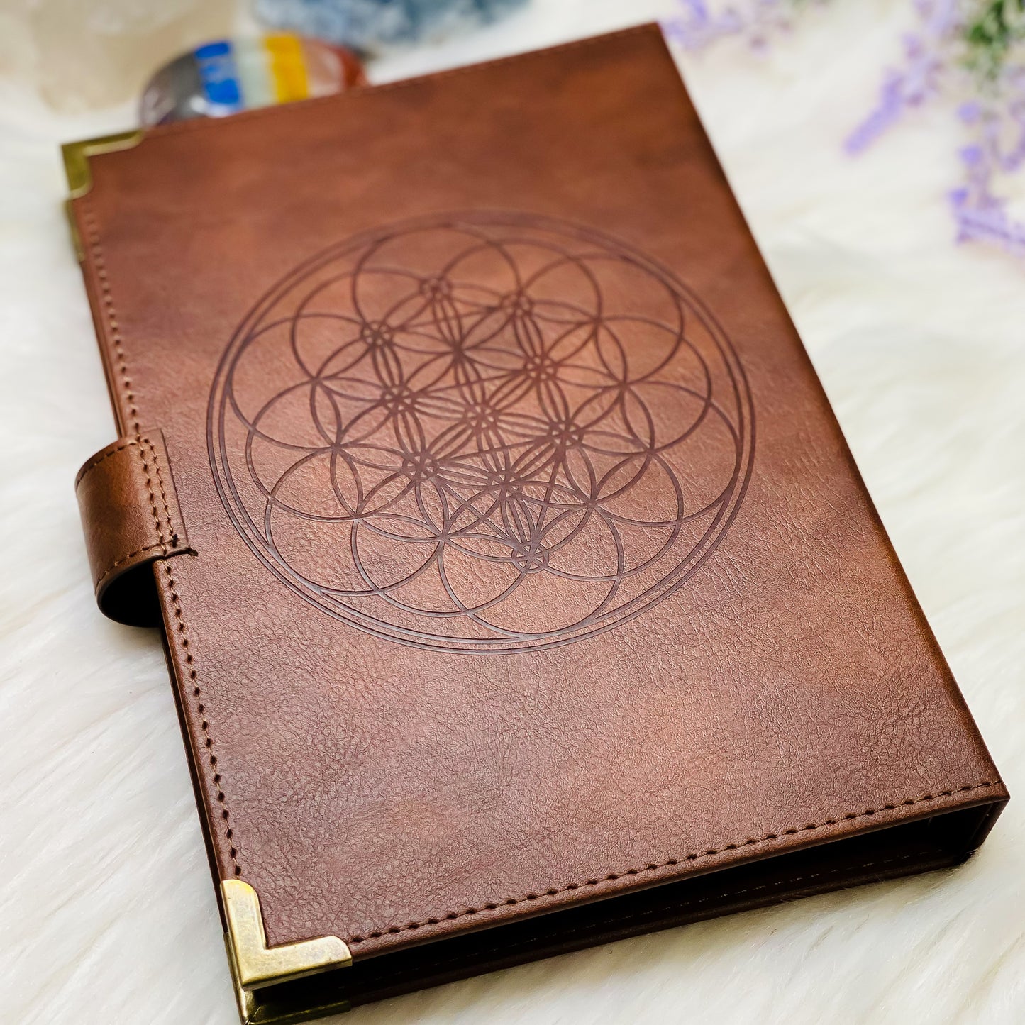 Sacred Geometry Embossed Journal