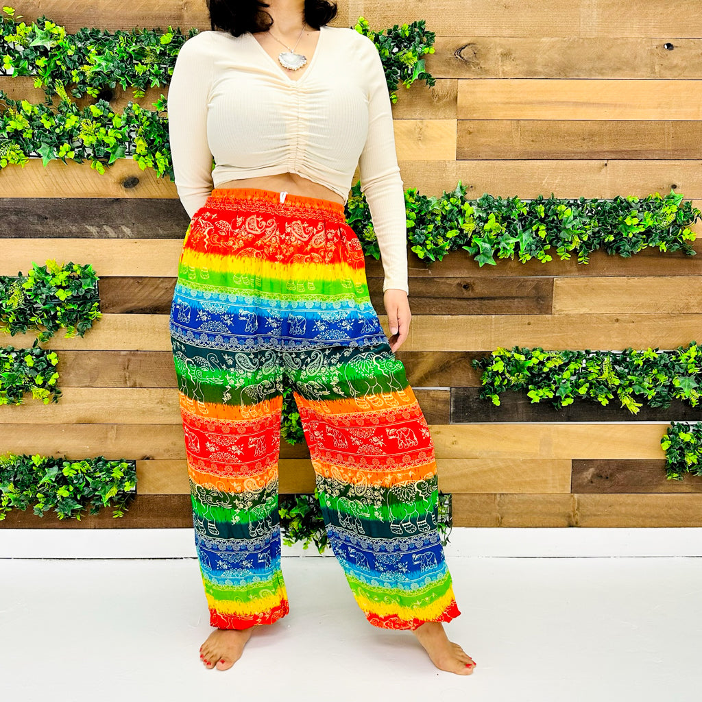 Rainbow Color Bright Pride Pants